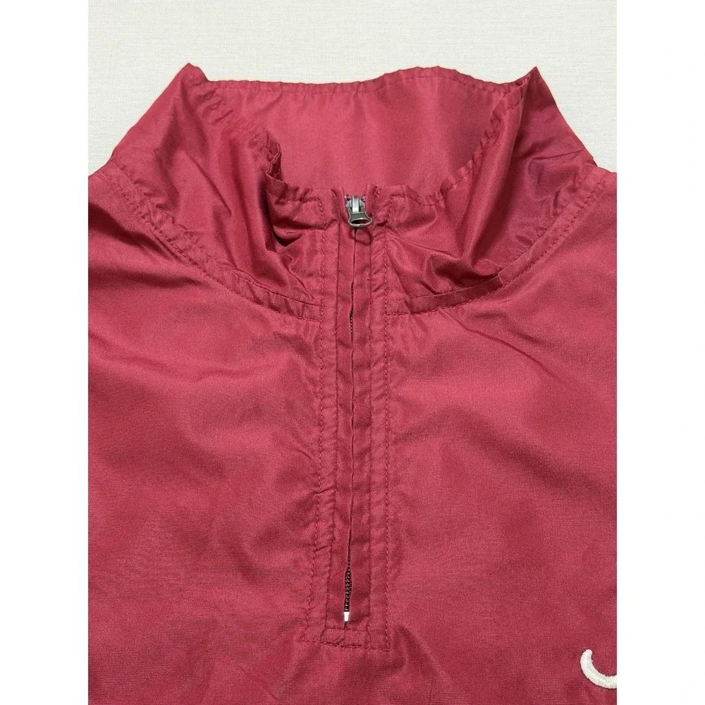 NCAA Alabama Crimson Tide 1/4 Zip Cord Pullover Windbreaker Jacket Men's Large